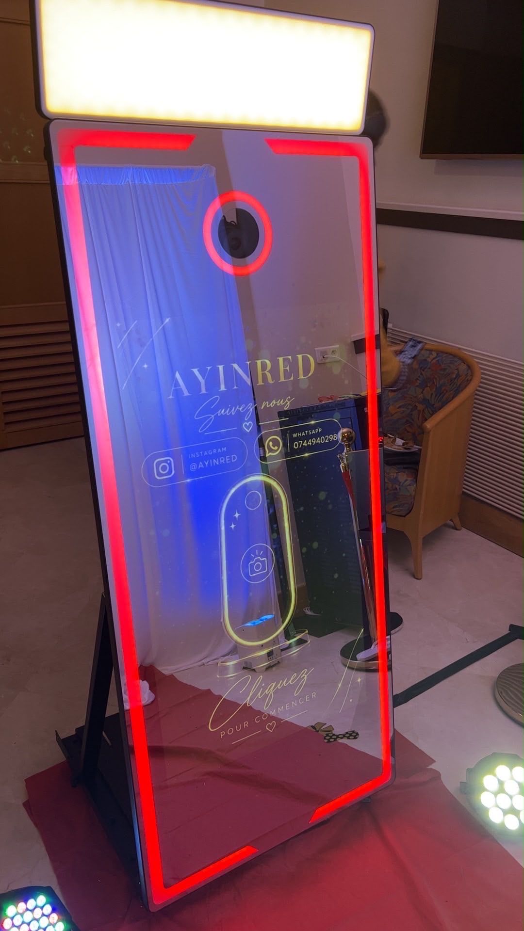Photobooth Miroir & Livre D’or Audio Vidéo
